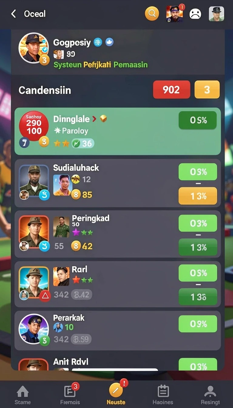 Beragam pilihan permainan menarik dalam aplikasi Cara Update Aplikasi oce69 ke Versi Terbaru.