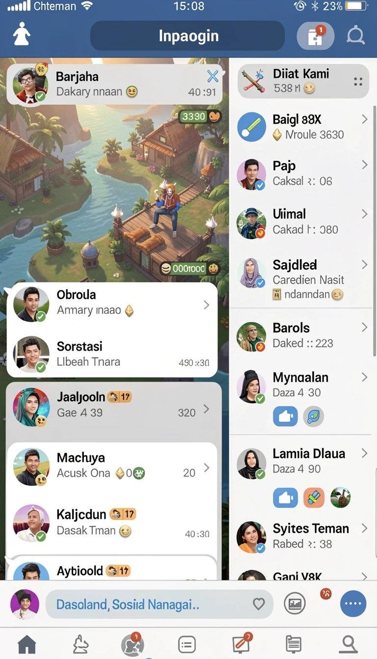 Beragam pilihan permainan menarik dalam aplikasi Cara Download dan Instal laparbos di Android.