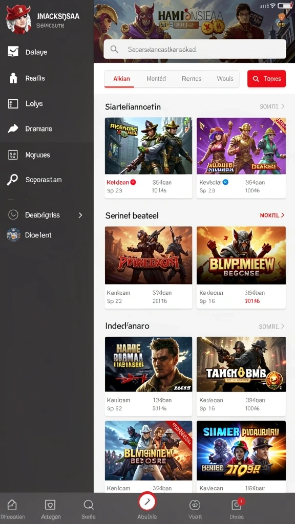 Beragam pilihan permainan menarik dalam aplikasi Panduan Instalasi Aplikasi jerukbet di Android.