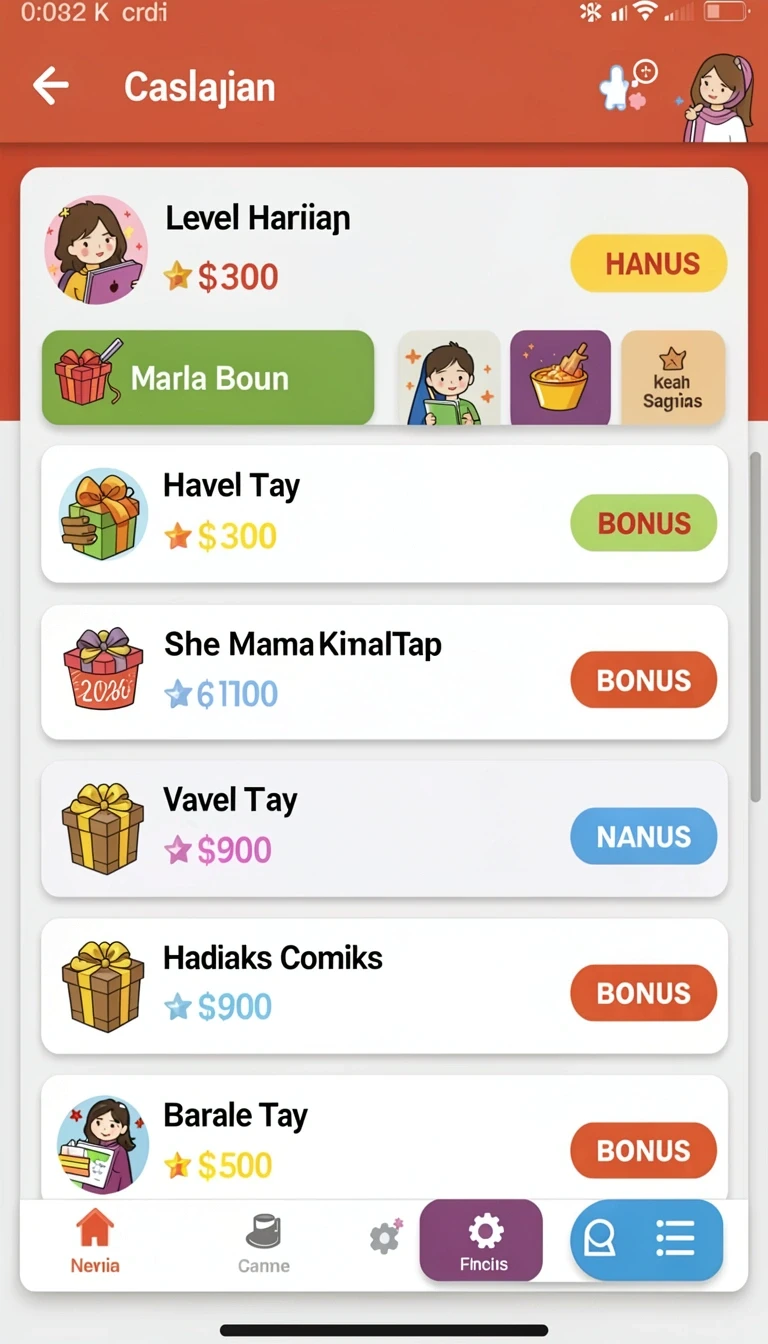 Beragam pilihan permainan menarik dalam aplikasi Download king123 APK untuk Android.